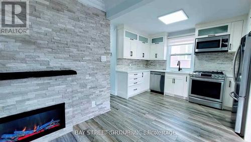living room - 168 Regent Road, Toronto, ON - Indoor Photo Showing Kitchen