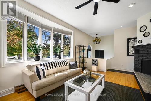 2597 North Campbell Road, Augusta, ON - Indoor Photo Showing Living Room With Fireplace