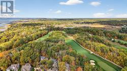 Houses are nestled around the course - 