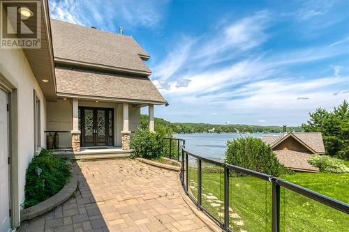 1064 Dew Drop Road, Sudbury, ON - Outdoor With Body Of Water With Deck Patio Veranda