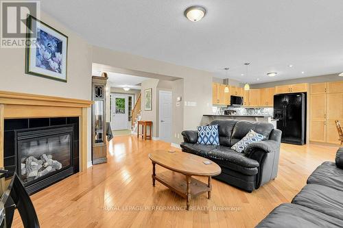 229 Mistral Way, Ottawa, ON - Indoor Photo Showing Living Room With Fireplace
