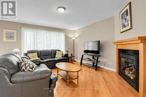 229 Mistral Way, Ottawa, ON - Indoor Photo Showing Living Room With Fireplace