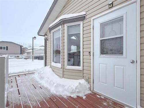81 Mockingbird Drive, Brandon, MB - Outdoor With Deck Patio Veranda With Exterior