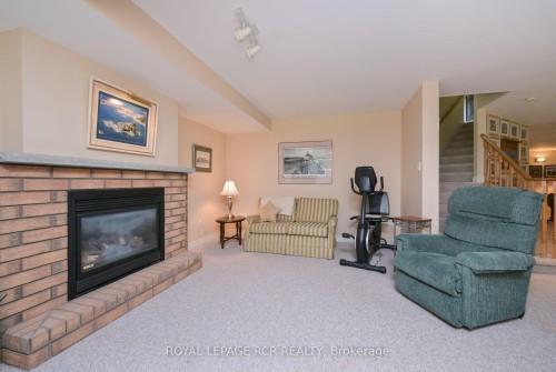 26 Forest Link N/A, New Tecumseth, ON - Indoor Photo Showing Living Room With Fireplace