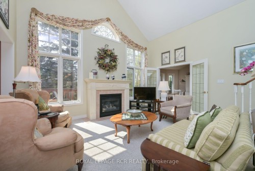 26 Forest Link N/A, New Tecumseth, ON - Indoor Photo Showing Living Room With Fireplace