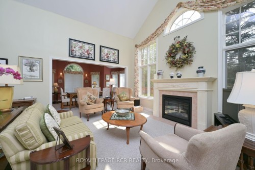 26 Forest Link N/A, New Tecumseth, ON - Indoor Photo Showing Living Room With Fireplace