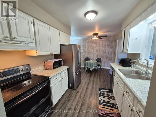 15 Mohican Drive, Woodstock (Woodstock - North), ON - Indoor Photo Showing Kitchen With Double Sink