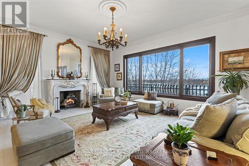 358C Martindale Road, St. Catharines (Martindale Pond), ON - Indoor Photo Showing Living Room With Fireplace