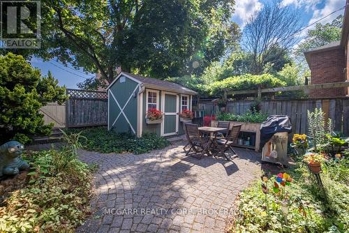 Back brick patio - 64 Yates Street, St. Catharines (Downtown), ON - Outdoor With Deck Patio Veranda