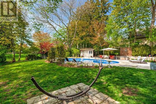 4391 Lakeshore Road, Burlington, ON - Outdoor With In Ground Pool With Backyard