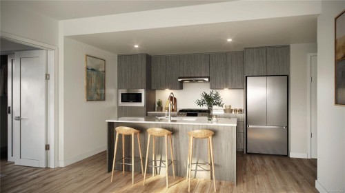 402-2000 West Park Lane, View Royal, BC - Indoor Photo Showing Kitchen