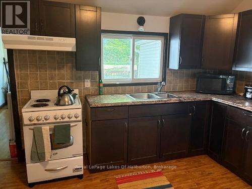 15588 Highway 35, Algonquin Highlands (Stanhope), ON - Indoor Photo Showing Kitchen With Double Sink
