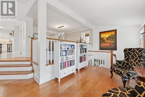 Family Room with Vaulted Ceiling & Gas Fireplace - 666 Cedar Avenue, Burlington, ON - Indoor Photo Showing Other Room