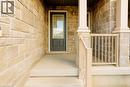 View of exterior entry featuring stone siding - 6 Upper Mercer Street Unit# B6, Kitchener, ON  - Outdoor With Exterior 