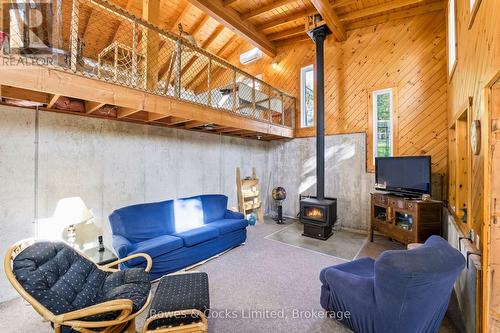 511 Concession Road 12 E, Trent Hills, ON - Indoor Photo Showing Basement With Fireplace