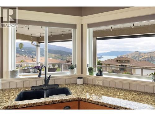 685 Mt York Drive, Coldstream, BC - Indoor Photo Showing Kitchen With Double Sink