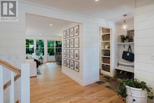 Gorgeous ship-lap detailing - 81 Cedar Bush Drive, Saugeen Shores, ON - Indoor Photo Showing Other Room
