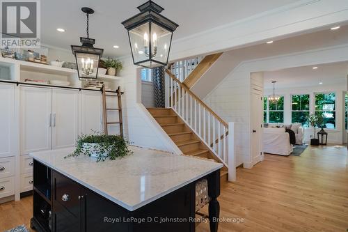 Caesarstone quartz counters, Designer Lighting - 81 Cedar Bush Drive, Saugeen Shores, ON - Indoor
