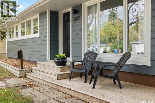 3411 21St Avenue, Regina, SK - Outdoor With Deck Patio Veranda With Exterior