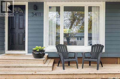 3411 21St Avenue, Regina, SK - Outdoor With Deck Patio Veranda With Exterior