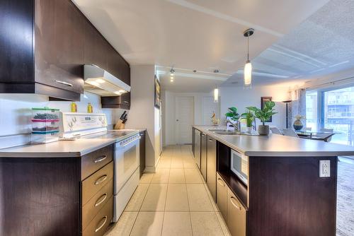 Cuisine - 206-603 Rue Robert-Élie, Laval (Laval-Des-Rapides), QC - Indoor Photo Showing Kitchen With Double Sink