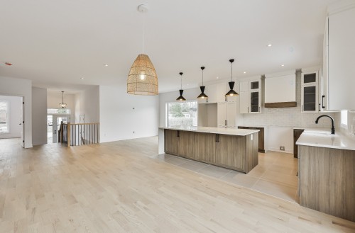 Salle à manger - 860 Rue Du Faubourg, Saint-Jérôme, QC - Indoor Photo Showing Kitchen With Upgraded Kitchen