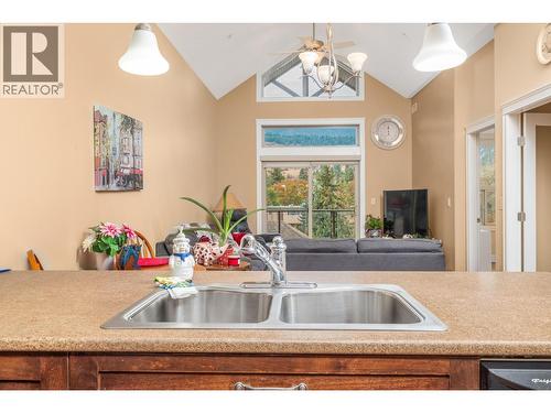 9100 Mackie Drive Unit# 212, Coldstream, BC - Indoor Photo Showing Kitchen With Double Sink