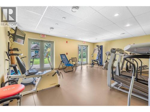 9100 Mackie Drive Unit# 212, Coldstream, BC - Indoor Photo Showing Gym Room