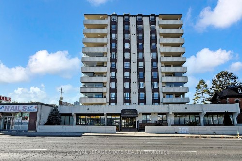1002-432 Main Street, Hamilton, ON - Outdoor With Balcony With Facade
