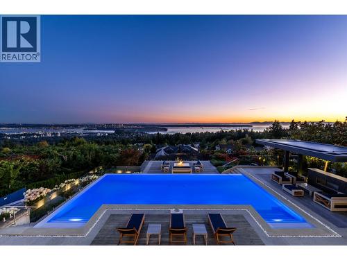 961 King Georges Way, West Vancouver, BC - Outdoor With In Ground Pool With View