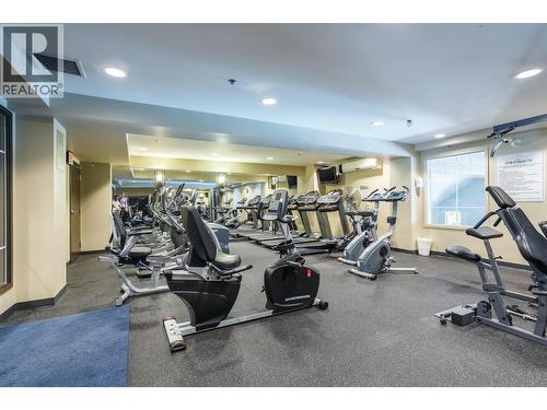 Fitness room - 1099 Sunset Drive Unit# 432, Kelowna, BC - Indoor Photo Showing Gym Room