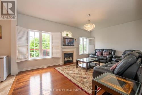 4 Ozark Court, Brampton, ON - Indoor Photo Showing Living Room With Fireplace