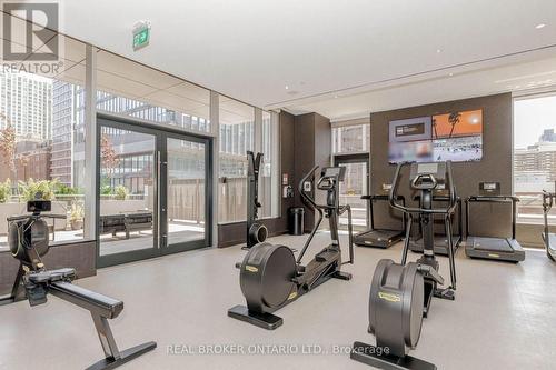 Fitness Centre - 1205 - 11 Yorkville Avenue, Toronto, ON - Indoor Photo Showing Gym Room