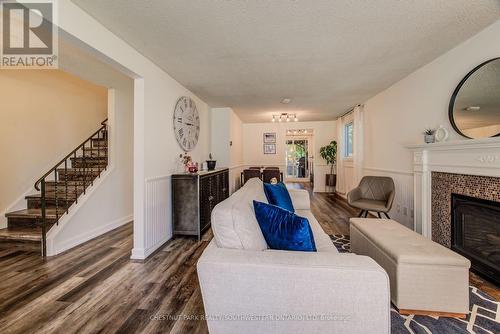 98 Rolling Meadows Drive, Kitchener, ON - Indoor With Fireplace