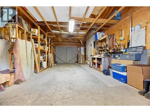 Garage - 10212 Happy Valley Road, Summerland, BC - Indoor Photo Showing Basement