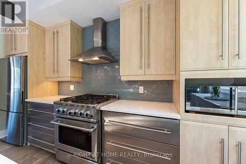 110 Little London Private, Ottawa, ON - Indoor Photo Showing Kitchen With Stainless Steel Kitchen With Upgraded Kitchen
