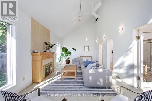 4143 Tapestry Trail, Mississauga, ON - Indoor With Fireplace