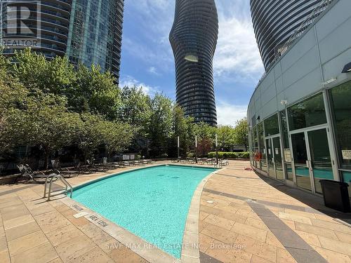 4903 - 60 Absolute Avenue, Mississauga, ON - Outdoor With In Ground Pool