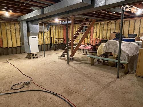 208 1St Street E, Sandy Lake, MB - Indoor Photo Showing Basement