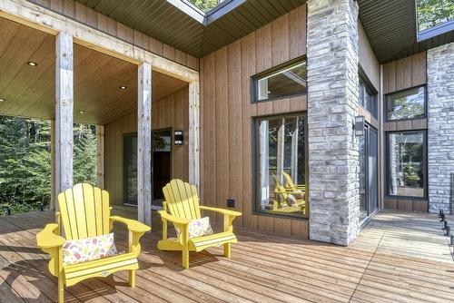 Patio - 125 Allée Des Weskarinis, Mont-Tremblant, QC - Outdoor With Deck Patio Veranda With Exterior