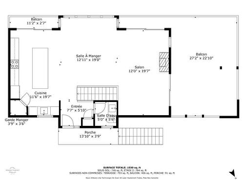 Drawing (sketch) - 125 Allée Des Weskarinis, Mont-Tremblant, QC - Other
