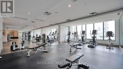 2410 - 510 Curran Place, Mississauga, ON - Indoor Photo Showing Gym Room