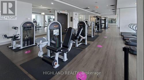 2410 - 510 Curran Place, Mississauga, ON - Indoor Photo Showing Gym Room