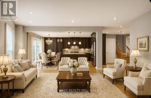 Open Concept - 7147 Harding Crescent, Mississauga, ON - Indoor Photo Showing Living Room