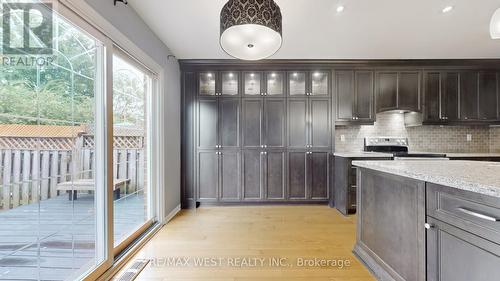 Large Pantry With B/I Lighting - 7147 Harding Crescent, Mississauga, ON - Indoor Photo Showing Kitchen With Upgraded Kitchen