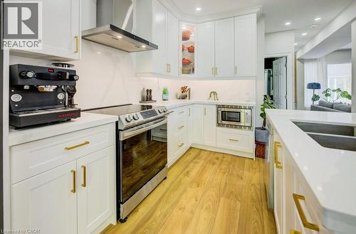 160 Homewood Avenue, Kitchener, ON - Indoor Photo Showing Kitchen With Double Sink With Upgraded Kitchen