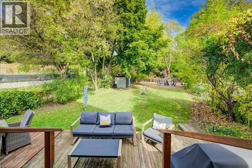 160 Homewood Avenue, Kitchener, ON - Outdoor With Deck Patio Veranda With Backyard