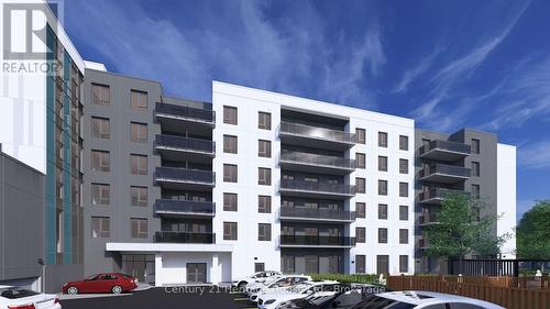 515 - 333 Albert Street, Waterloo, ON - Outdoor With Balcony With Facade