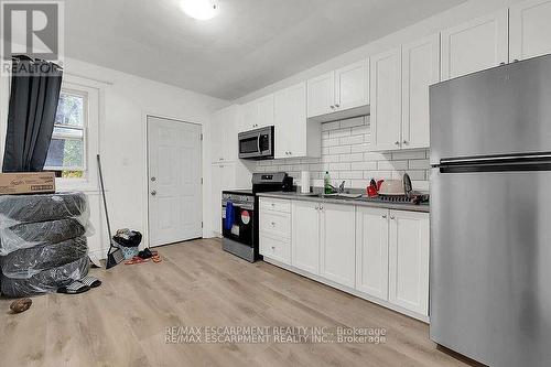 43 Centre Street, St. Catharines, ON - Indoor Photo Showing Kitchen With Double Sink