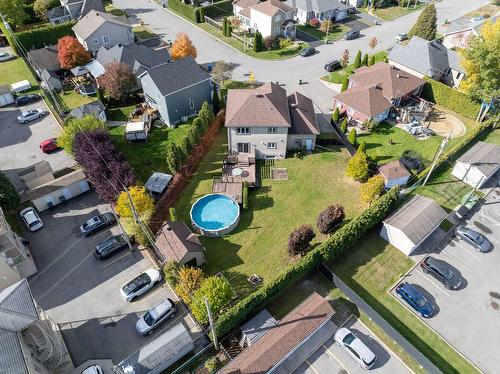 Overall view - 1055 Rue De La Forge, Saint-Hyacinthe, QC - Outdoor With Above Ground Pool With View
